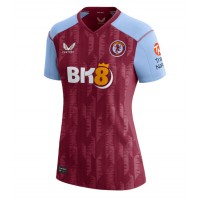 Billiga Aston Villa Matty Cash #2 Hemma fotbollskläder Dam 2023-24 Kortärmad